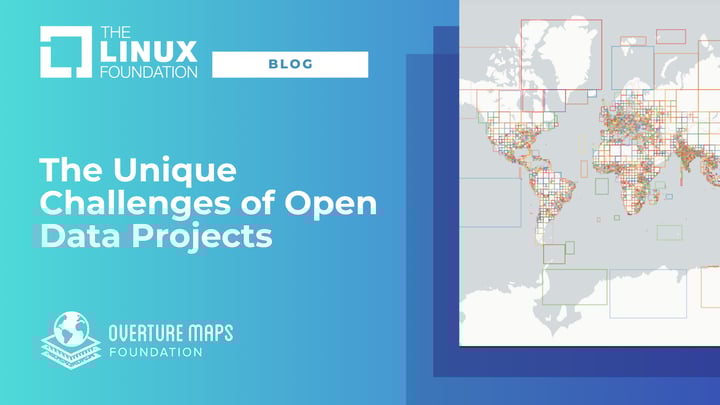 The Unique Challenges of Open Data Projects: Lessons From Overture Maps Foundation